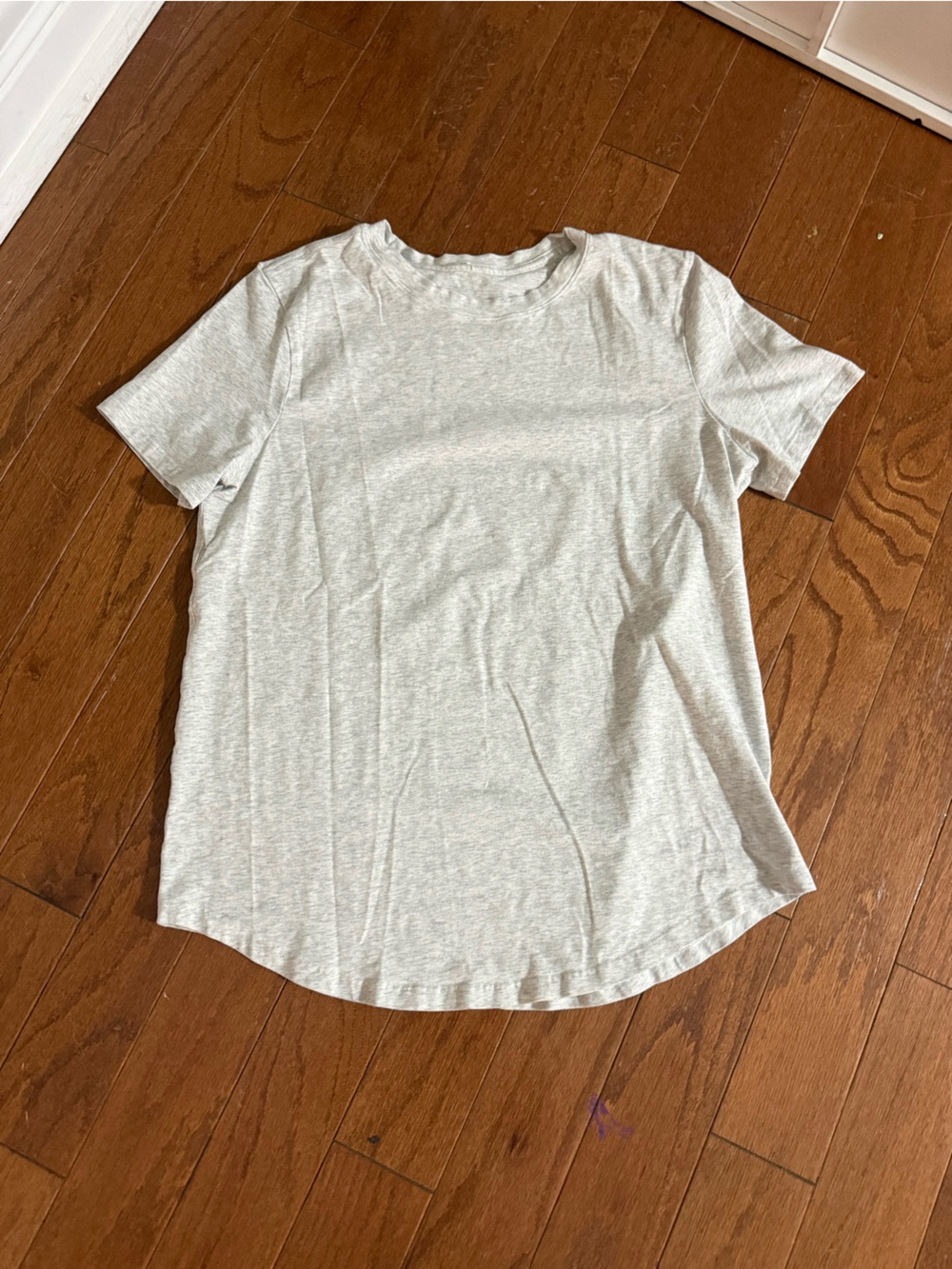 Lululemon worn 1 time soft  Gray Short Sleeve Tee
